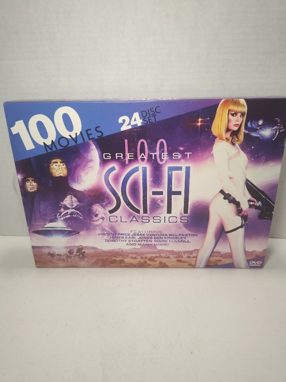 100 Greatest Sci-Fi Classics 100 Movies 24 Disc DVD Set Mill Creek Complete